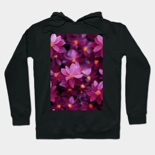 Beautiful Violet Red Burgundy Flowers, for all those who love nature #105 Hoodie